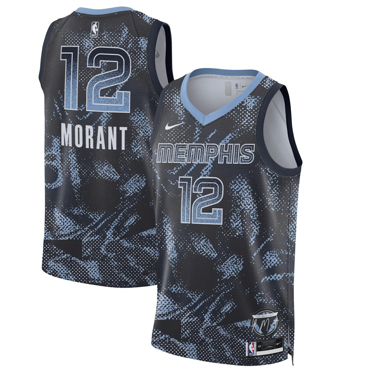 Ja Morant Memphis Grizzlies Unisex 2025 Select Series Swingman Player Jersey - Navy | Nike discount