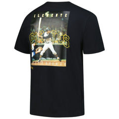 Roberto Clemente Pittsburgh Pirates Legends Collection Vintage Logo T-Shirt - Black | Mitchell & Ness