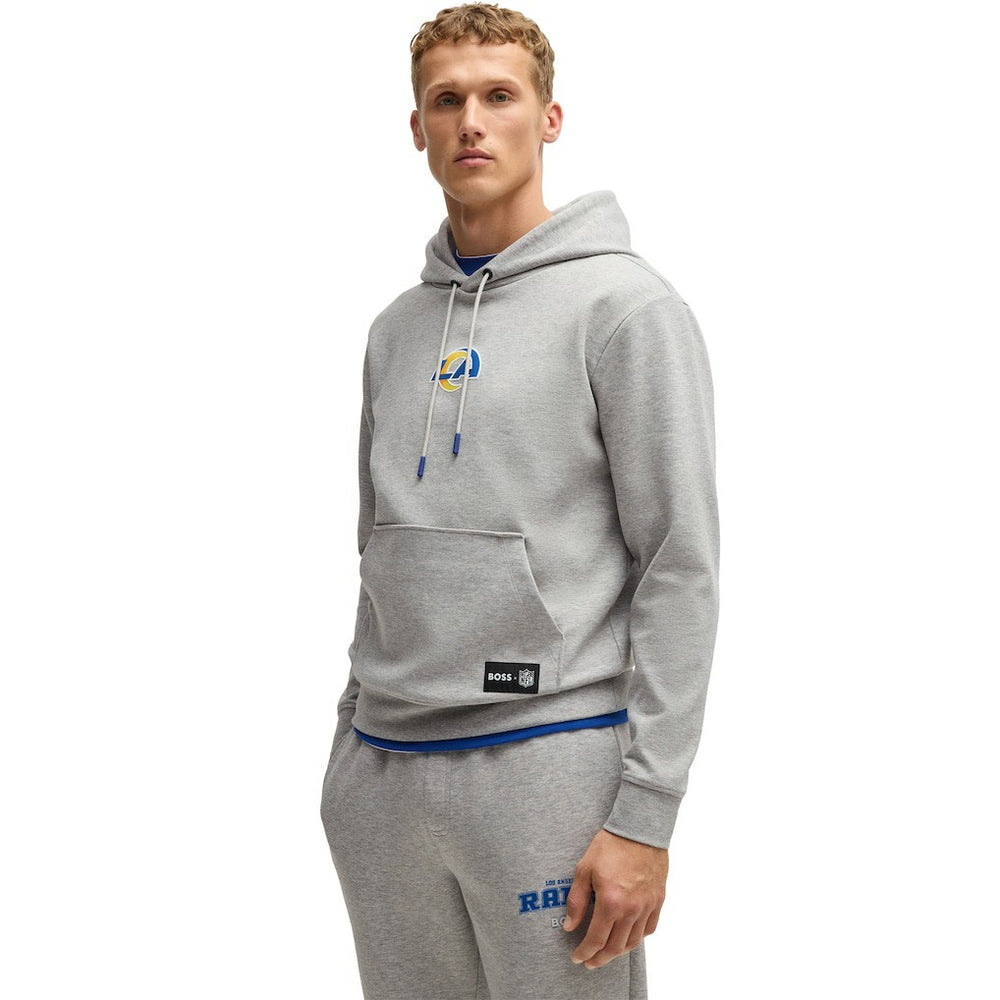 NFL Los Angeles Rams Hugo Boss Unisex Woodson Tri-Blend Hoodie