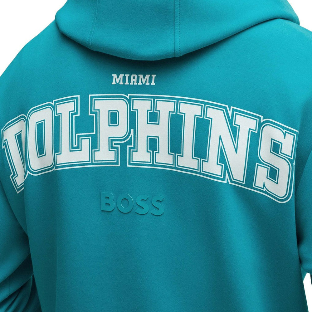 NFL Miami Dolphins Hugo Boss Unisex Woodson Tri-Blend Hoodie