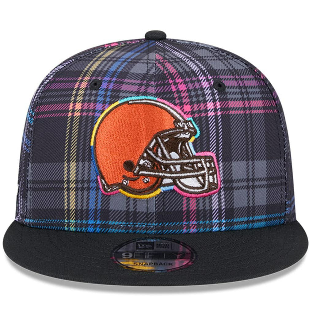 NFL Cleveland Browns 2024 NFL Crucial Catch Plaid 9FIFTY Snapback Hat