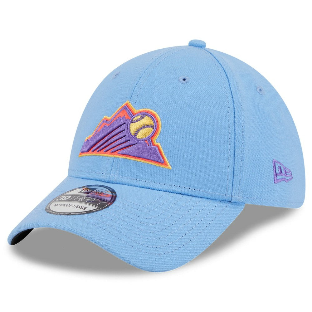 Colorado Rockies 2025 City Connect 39THIRTY Flex Hat - Light Blue | New Era