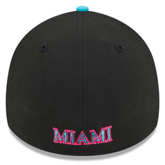 Miami Marlins 2025 City Connect 39THIRTY Flex Hat - Black/Pink | New Era