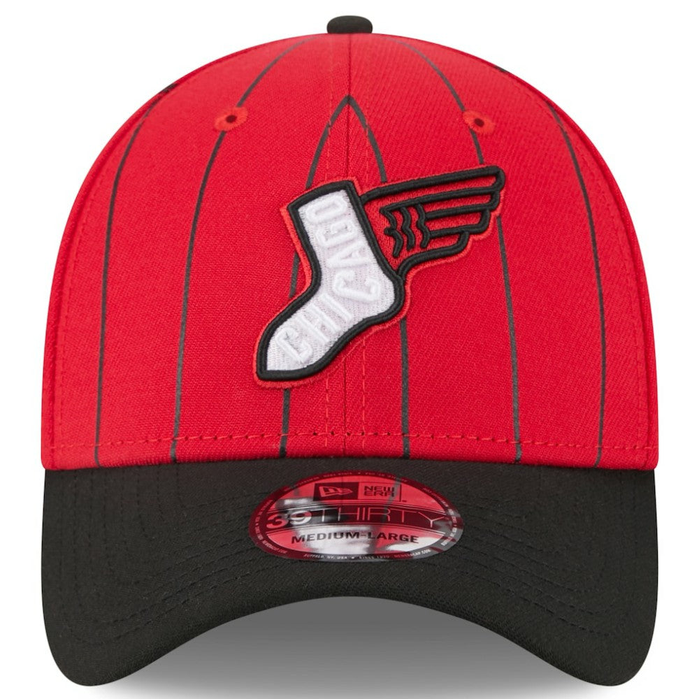 Chicago White Sox 2025 City Connect 39THIRTY Flex Hat - Red/Black | New Era
