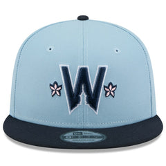 Washington Nationals 2025 City Connect 9FIFTY Snapback Hat - Light Blue/Navy | New Era