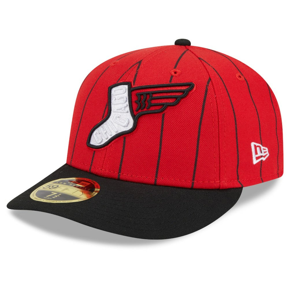 Chicago White Sox 2025 City Connect Low Profile 59FIFTY Fitted Hat - Red/Black | New Era