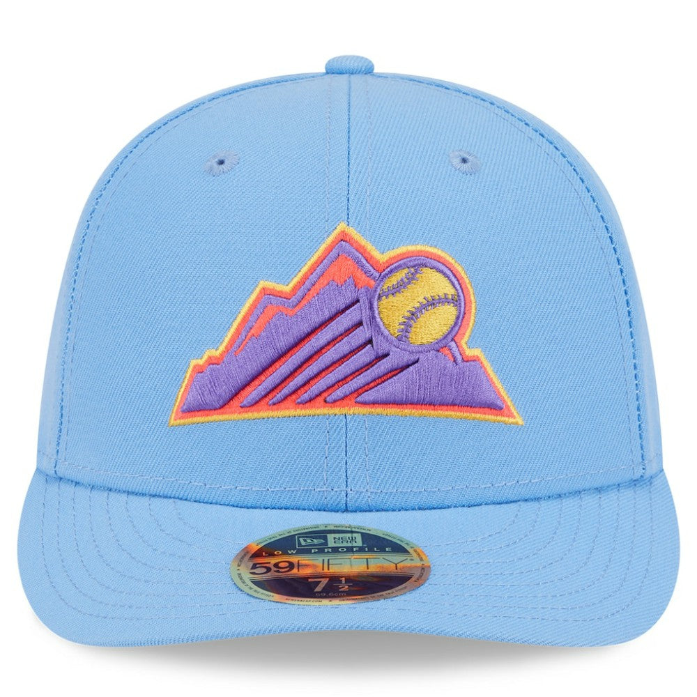 Colorado Rockies 2025 City Connect Low Profile 59FIFTY Fitted Hat - Light Blue | New Era