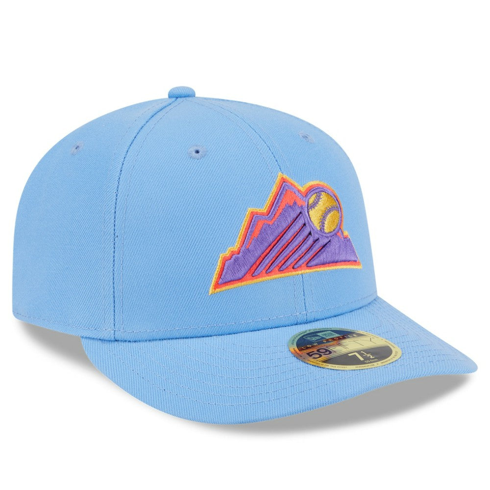 Colorado Rockies 2025 City Connect Low Profile 59FIFTY Fitted Hat - Light Blue | New Era