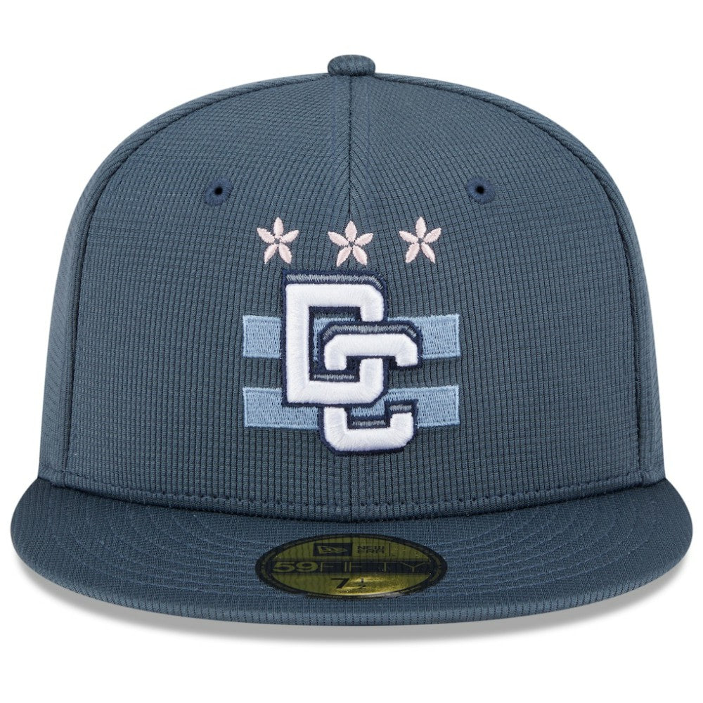 Washington Nationals 2025 City Connect Batting Practice 59FIFTY Fitted Hat - Blue | New Era