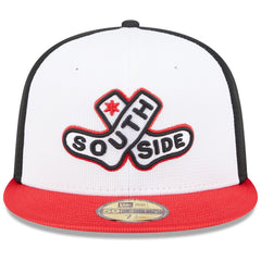 Chicago White Sox 2025 City Connect Batting Practice 59FIFTY Fitted Hat - White/Red | New Era