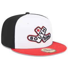 Chicago White Sox 2025 City Connect Batting Practice 59FIFTY Fitted Hat - White/Red | New Era