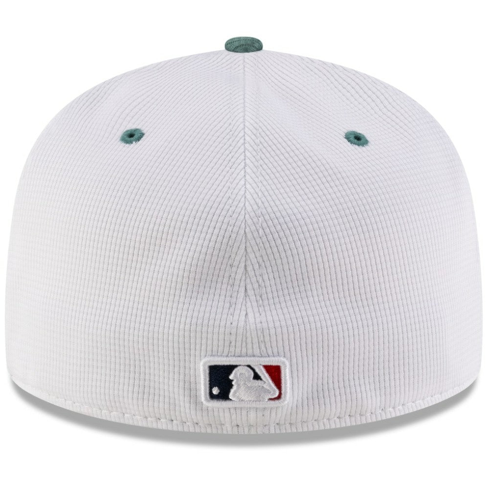 Boston Red Sox 2025 City Connect Batting Practice 59FIFTY Fitted Hat - White/Green | New Era