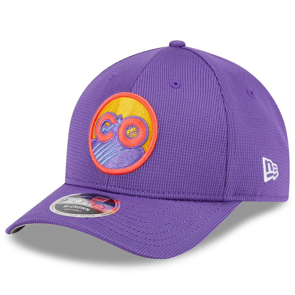 Colorado Rockies 2025 City Connect Batting Practice 9FORTY Adjustable Hat - Purple | New Era