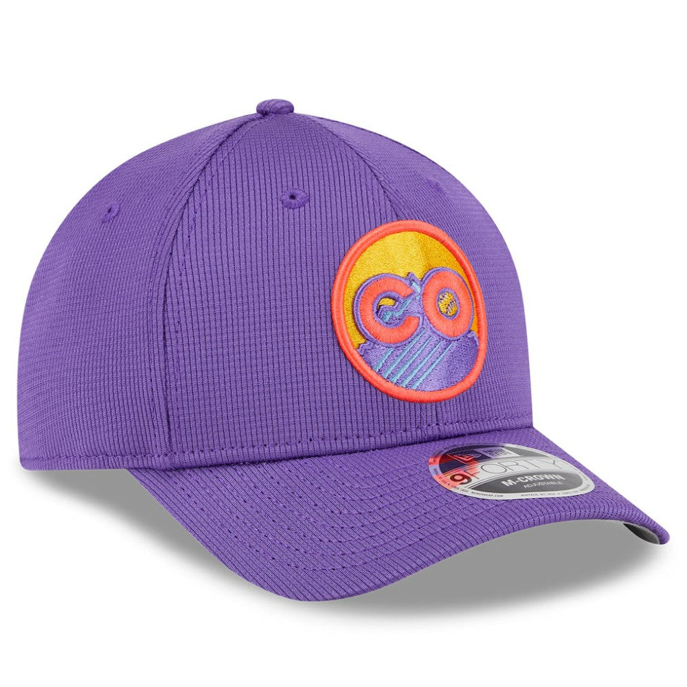 Colorado Rockies 2025 City Connect Batting Practice 9FORTY Adjustable Hat - Purple | New Era