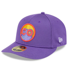 Colorado Rockies 2025 City Connect Batting Practice Low Profile 59FIFTY Fitted Hat - Purple | New Era