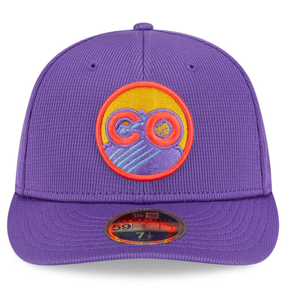 Colorado Rockies 2025 City Connect Batting Practice Low Profile 59FIFTY Fitted Hat - Purple | New Era