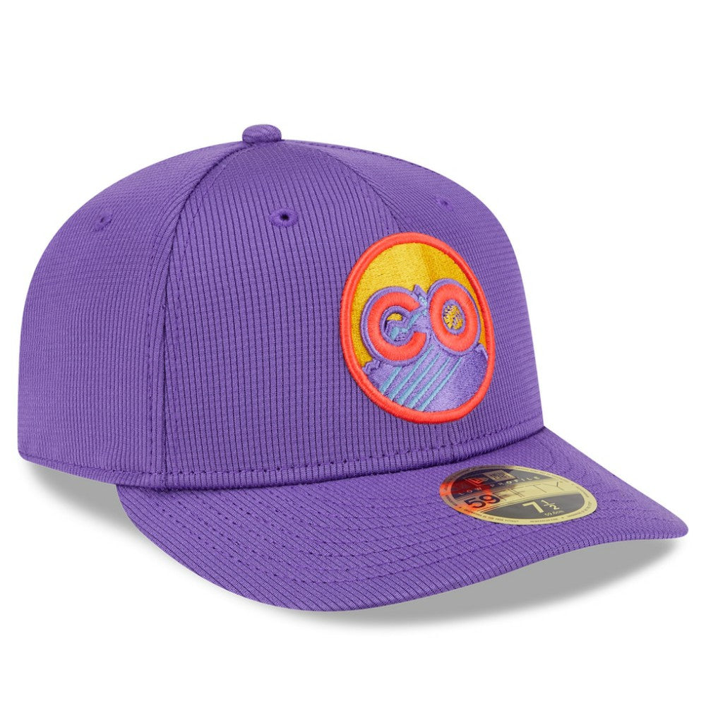 Colorado Rockies 2025 City Connect Batting Practice Low Profile 59FIFTY Fitted Hat - Purple | New Era