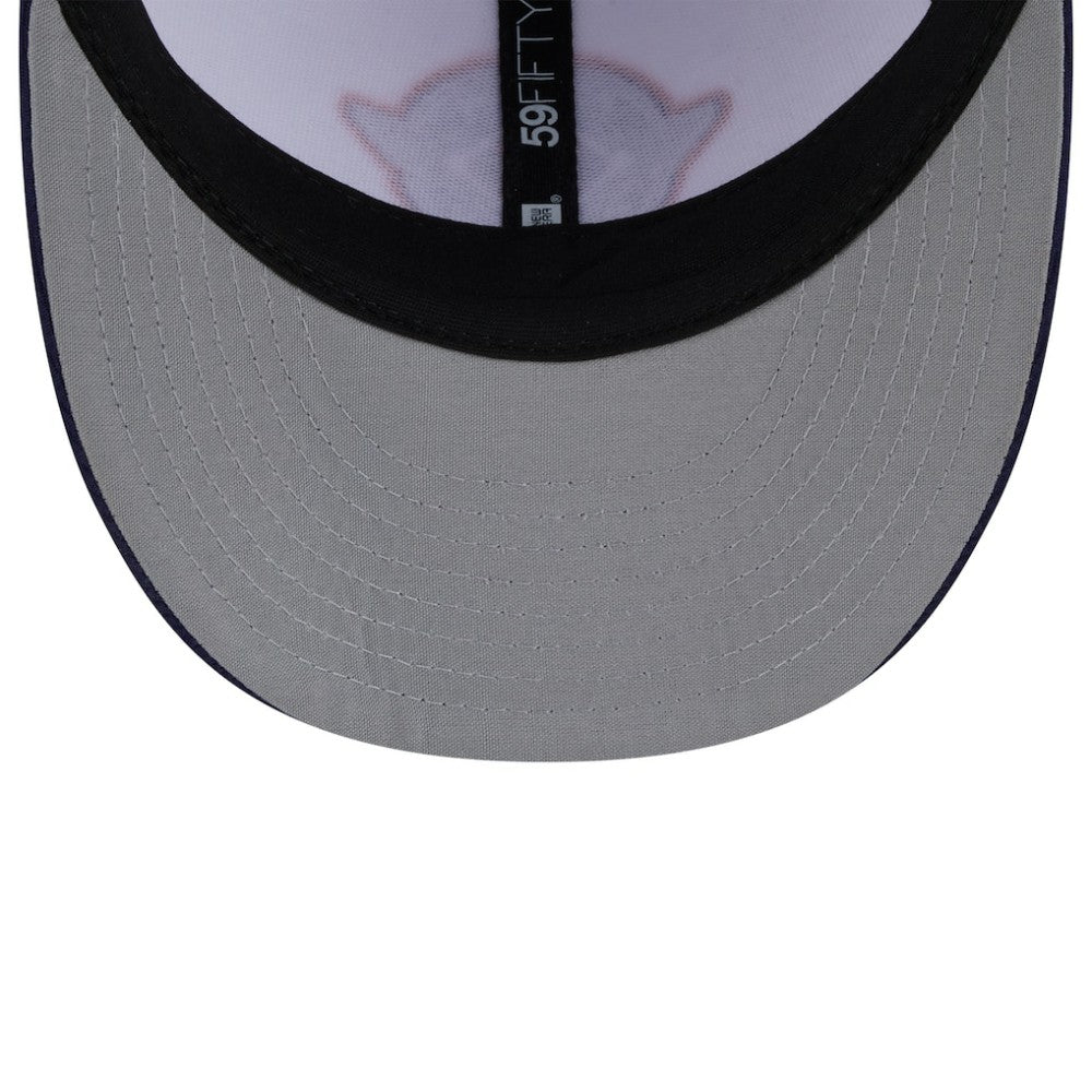 Houston Astros 2025 City Connect Batting Practice Low Profile 59FIFTY Fitted Hat - White/Navy | New Era
