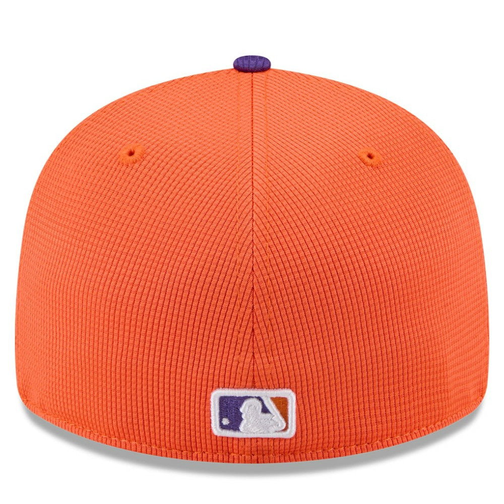 San Francisco Giants 2025 City Connect Batting Practice Low Profile 59FIFTY Fitted Hat - Orange/Purple | New Era