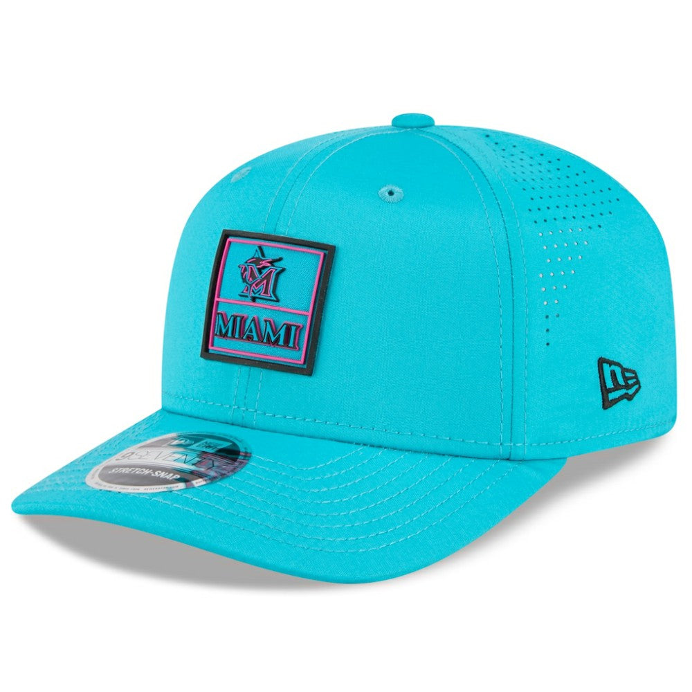 Miami Marlins 2025 City Connect 9SEVENTY Adjustable Hat - Teal | New Era