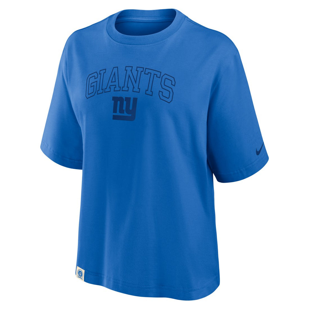 NFL New York Giants Women's Glory Arch Boxy T-Shirt