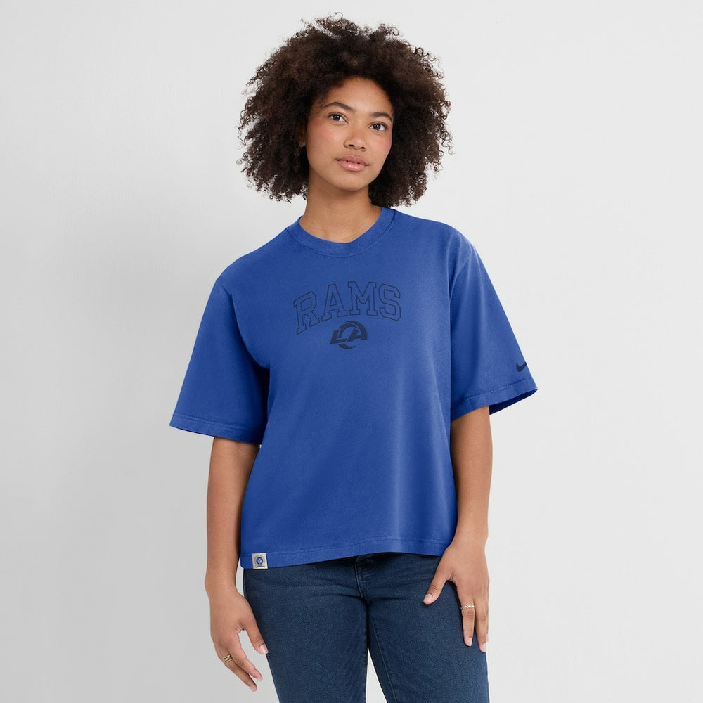 NFL Los Angeles Rams Women's Glory Arch Boxy T-Shirt