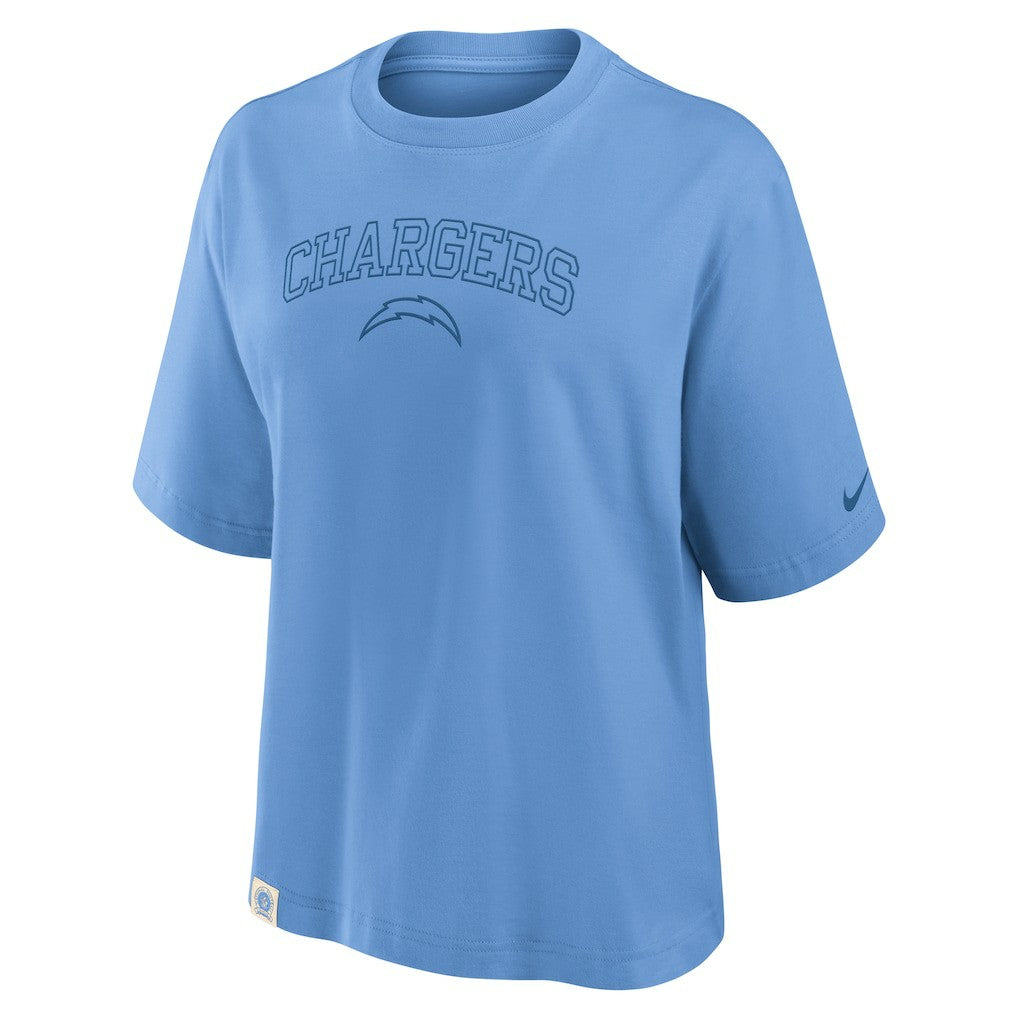 NFL Los Angeles Chargers Women's Glory Arch Boxy T-Shirt