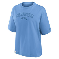 NFL Los Angeles Chargers Women's Glory Arch Boxy T-Shirt