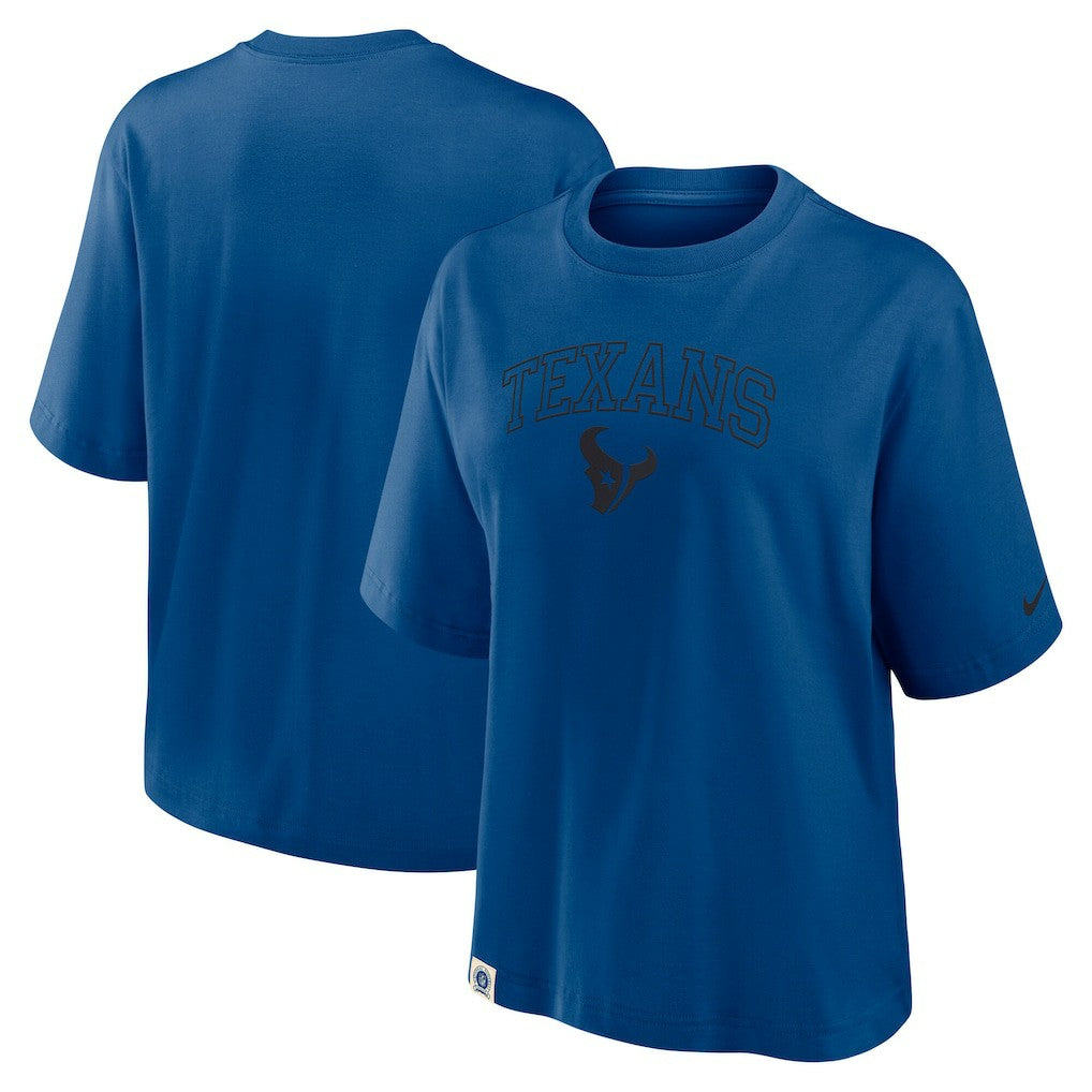 NFL Houston Texans Women's Glory Arch Boxy T-Shirt