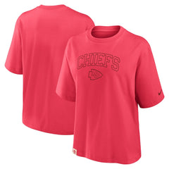 NFL Kansas City Chiefs Women's Glory Arch Boxy T-Shirt