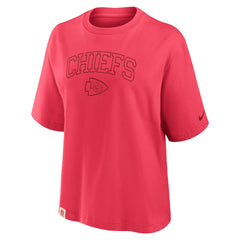 NFL Kansas City Chiefs Women's Glory Arch Boxy T-Shirt