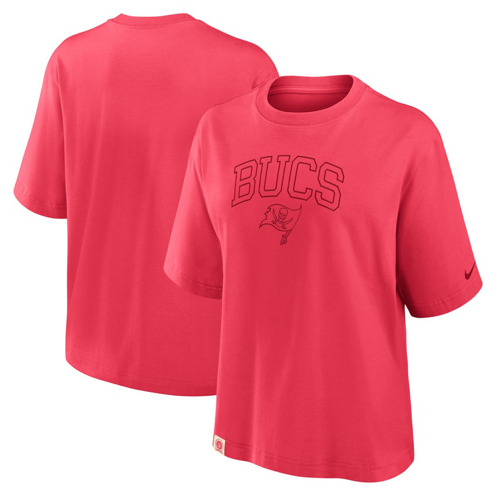 NFL Tampa Bay Buccaneers Women's Glory Arch Boxy T-Shirt