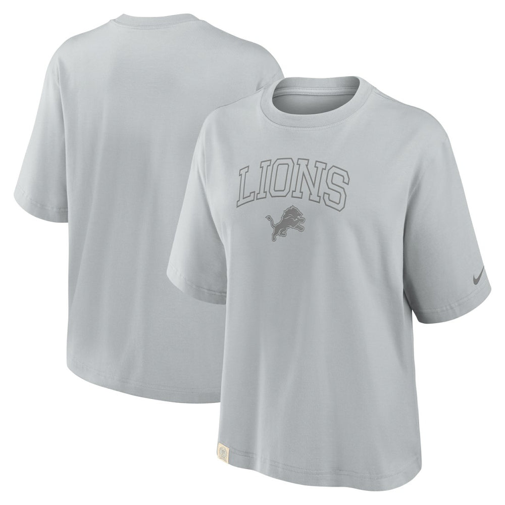 NFL Detroit Lions Women's Glory Arch Boxy T-Shirt
