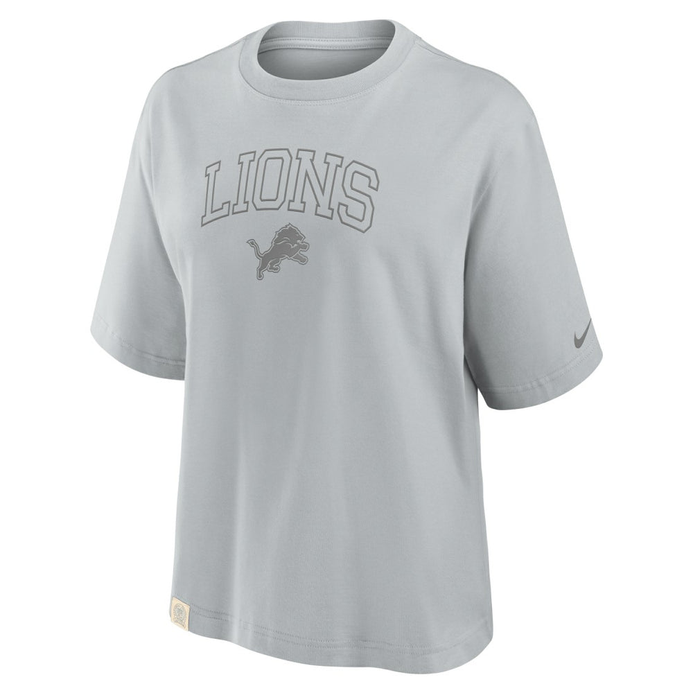 NFL Detroit Lions Women's Glory Arch Boxy T-Shirt
