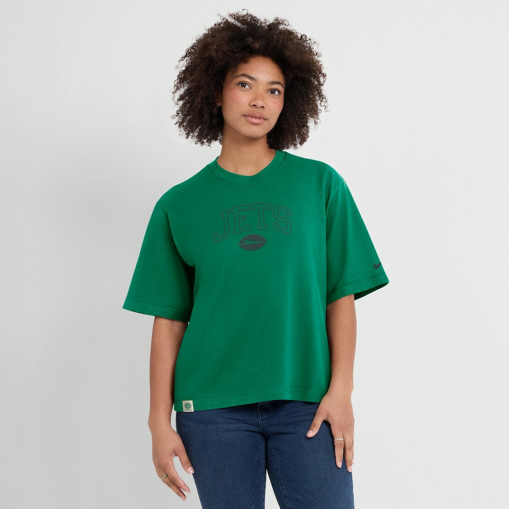 NFL New York Jets Women's Glory Arch Boxy T-Shirt