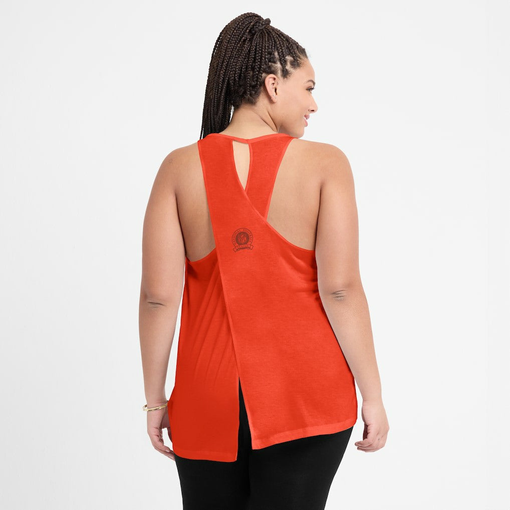 NFL Cincinnati Bengals Women's Glory Open-Back Crisscross Dri-FIT Tank Top
