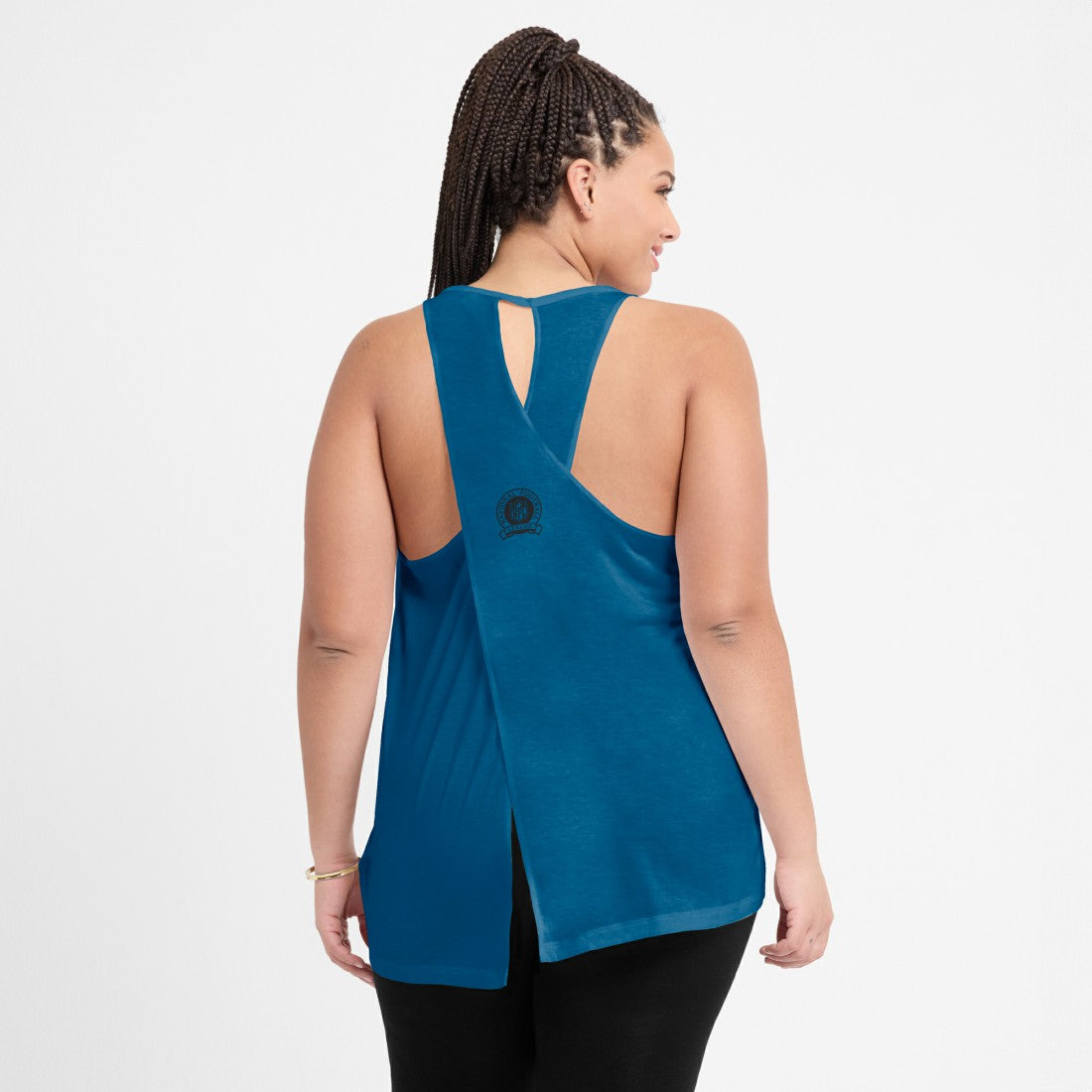 NFL Seattle Seahawks Women's Glory Open-Back Crisscross Dri-FIT Tank Top