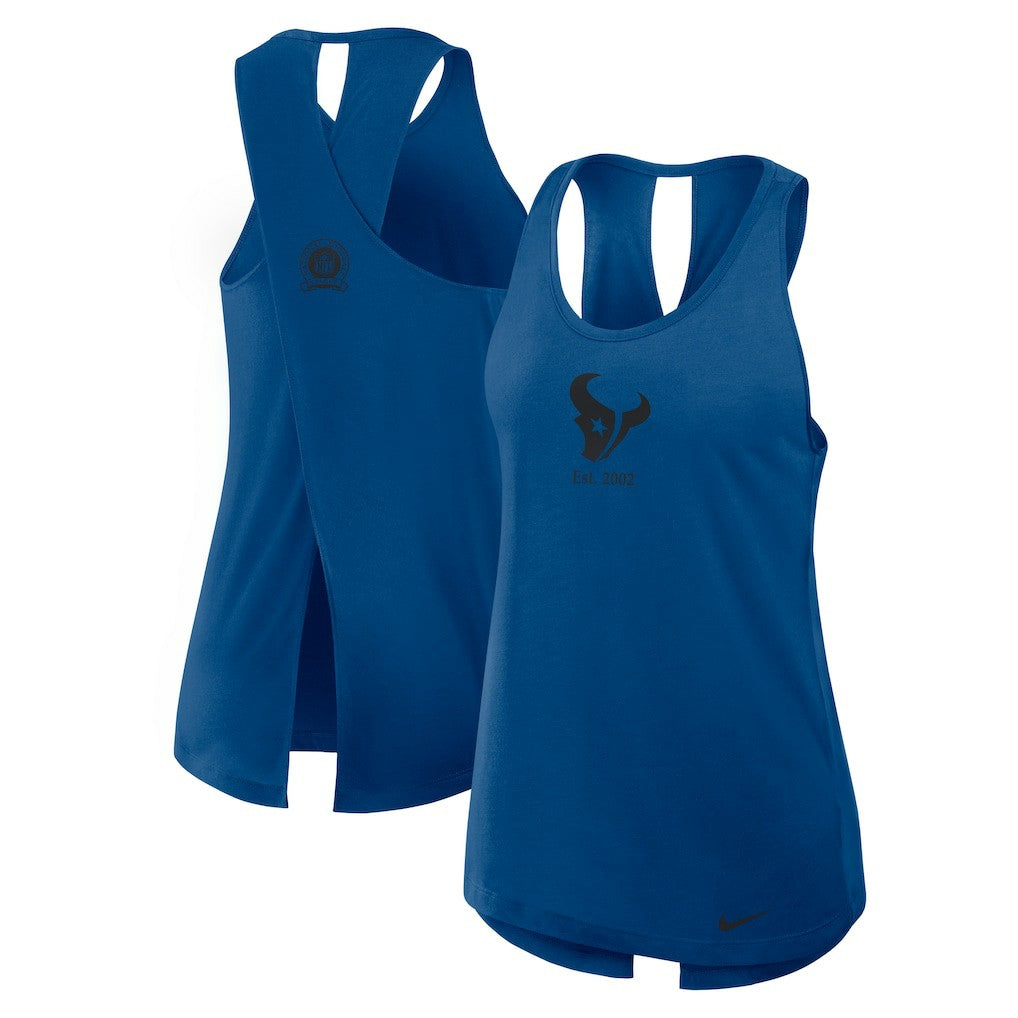 NFL Houston Texans Women's Glory Open-Back Crisscross Dri-FIT Tank Top