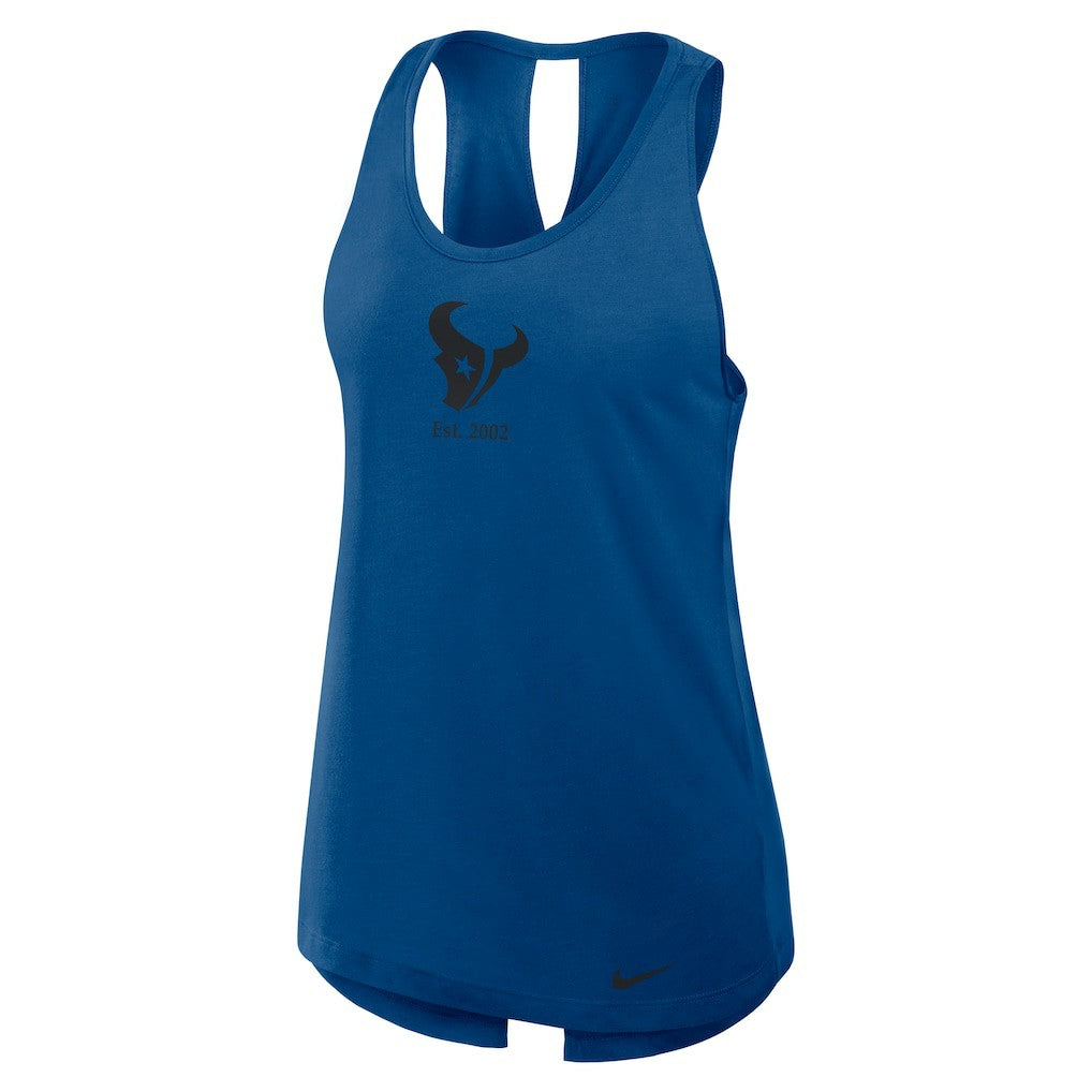 NFL Houston Texans Women's Glory Open-Back Crisscross Dri-FIT Tank Top