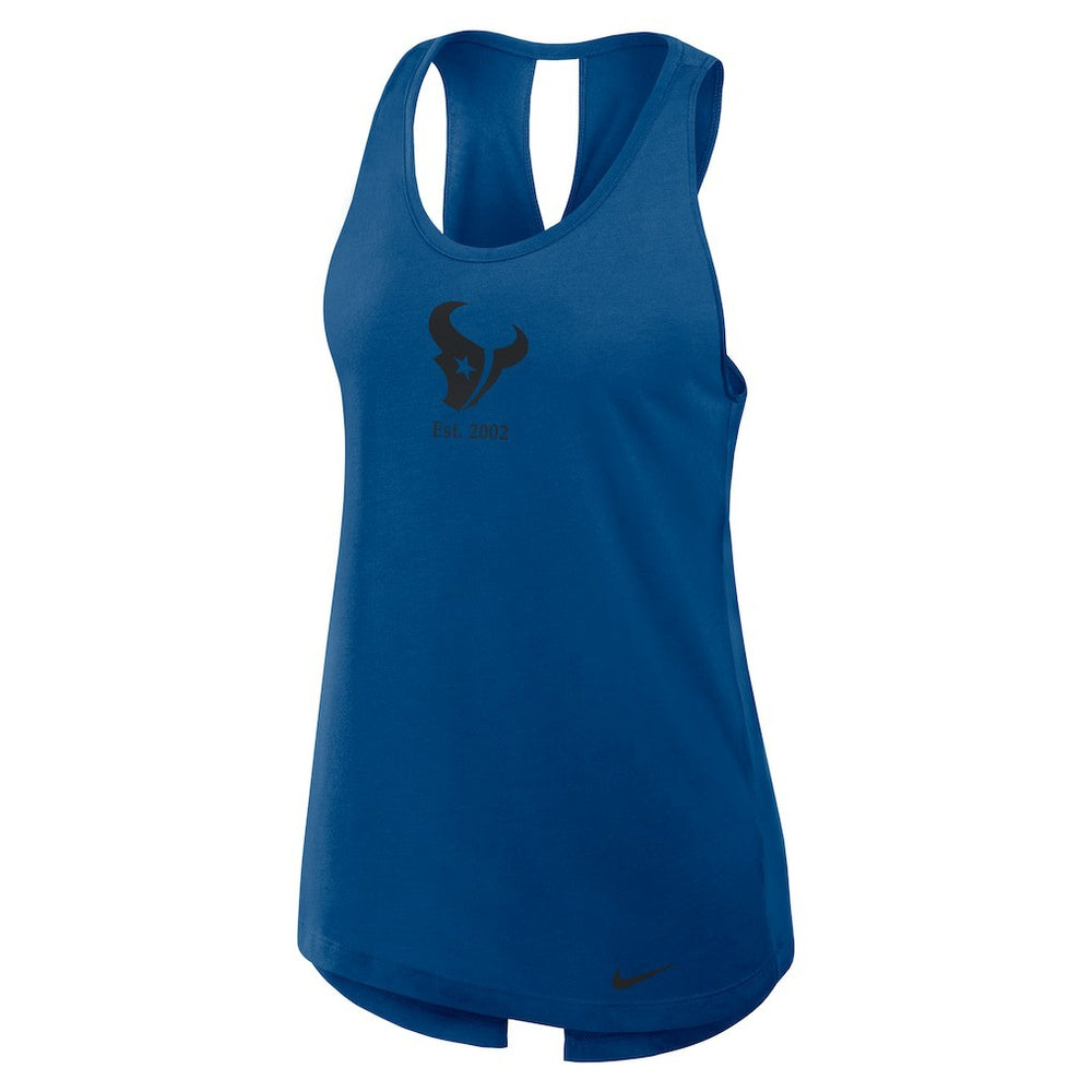 NFL Houston Texans Women's Glory Open-Back Crisscross Dri-FIT Tank Top