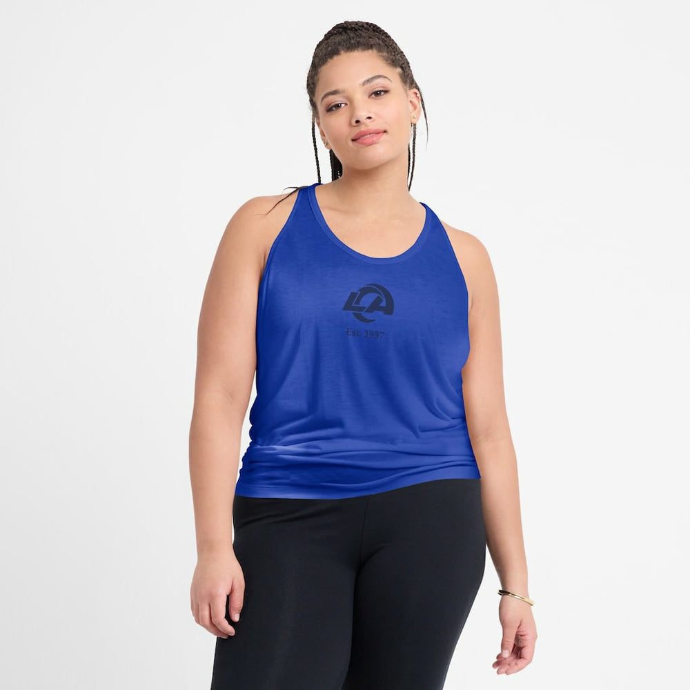 NFL Los Angeles Rams Women's Glory Open-Back Crisscross Dri-FIT Tank Top