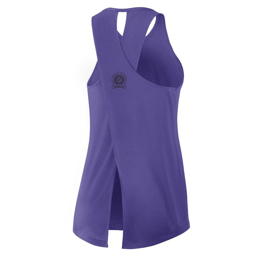 NFL Minnesota Vikings Women's Glory Open-Back Crisscross Dri-FIT Tank Top