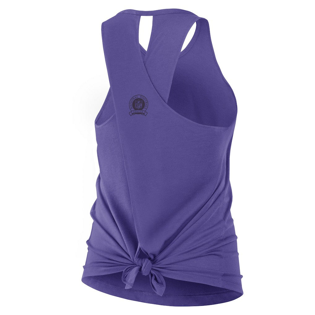 NFL Minnesota Vikings Women's Glory Open-Back Crisscross Dri-FIT Tank Top