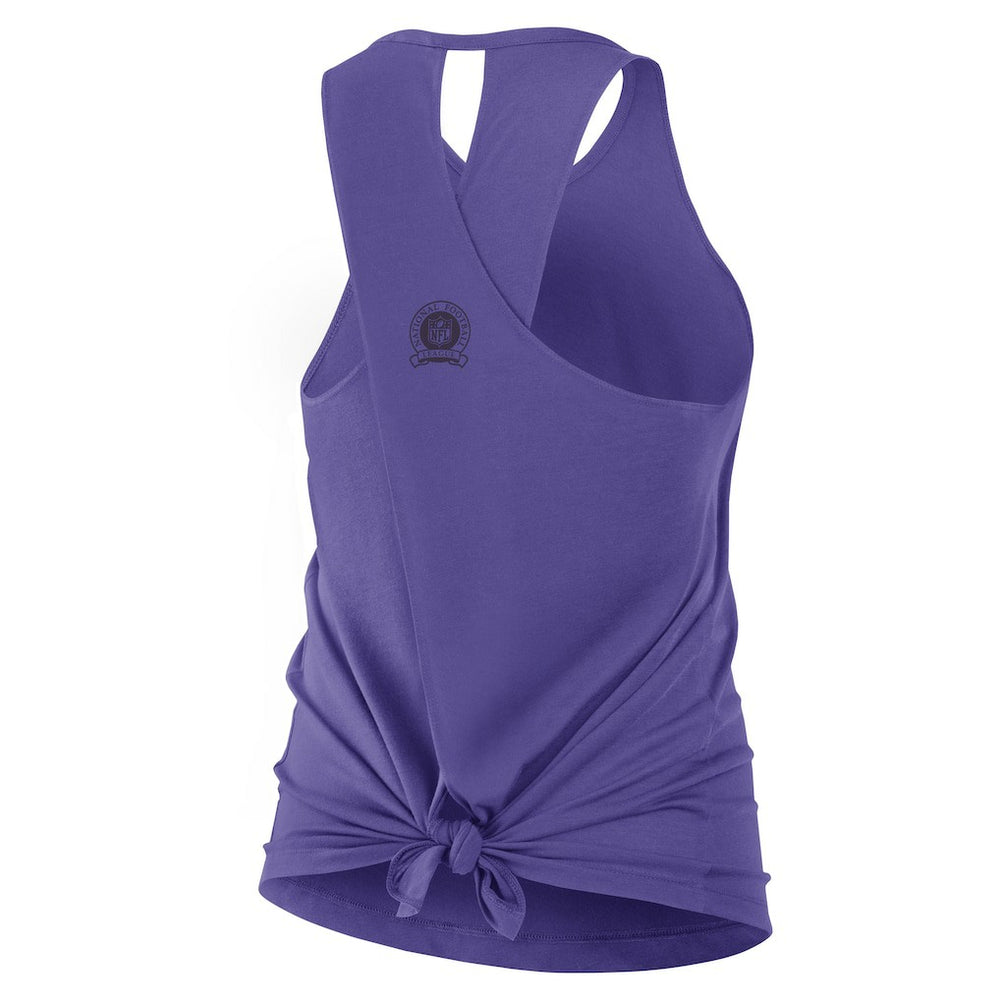 NFL Minnesota Vikings Women's Glory Open-Back Crisscross Dri-FIT Tank Top