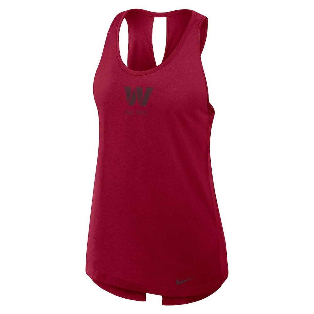 NFL Washington Commanders Women's Glory Open-Back Crisscross Dri-FIT Tank Top