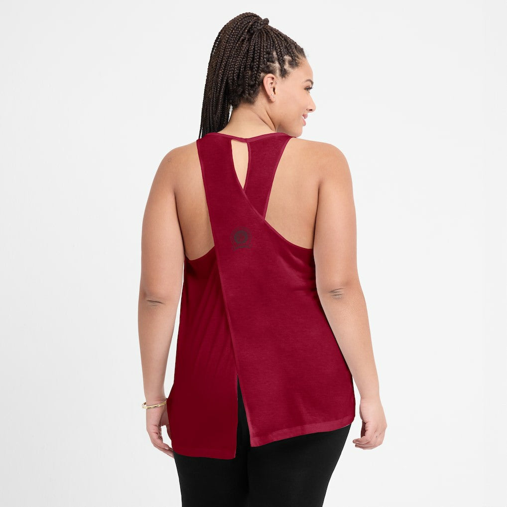 NFL Washington Commanders Women's Glory Open-Back Crisscross Dri-FIT Tank Top
