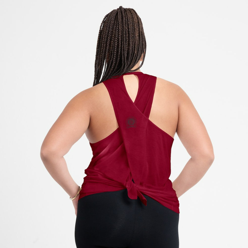 NFL Washington Commanders Women's Glory Open-Back Crisscross Dri-FIT Tank Top