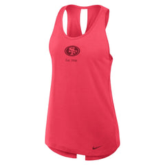 NFL San Francisco 49ers Women's Glory Open-Back Crisscross Dri-FIT Tank Top