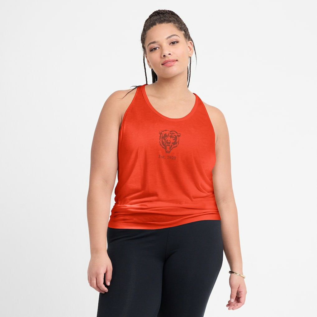 NFL Chicago Bears Women's Glory Open-Back Crisscross Dri-FIT Tank Top
