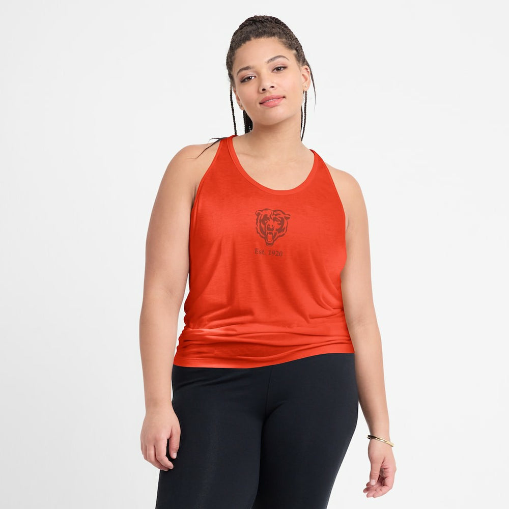 NFL Chicago Bears Women's Glory Open-Back Crisscross Dri-FIT Tank Top